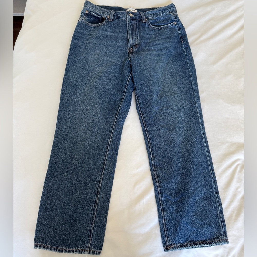 Pistola Charlie High Rise Class Straight Leg Ankle Jeans